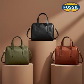 【FOSSIL】Sydney 輕量真皮波士頓包 (多色可選 單一價)