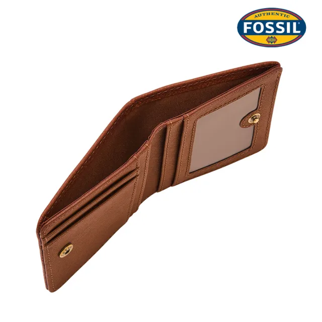【FOSSIL】Madison 真皮經典兩折對開短夾 (多款任選)