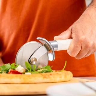 【KitchenAid】美國 披薩輪刀 純白9cm / 披薩刀 PIZZA刀 滾輪刀