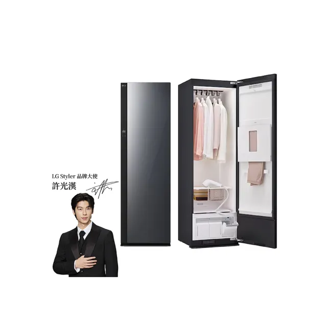 【LG 樂金】家電快配Styler☆ 蒸氣電子衣櫥第二代-奢華鏡面 手持蒸氣掛燙款(R723MB)