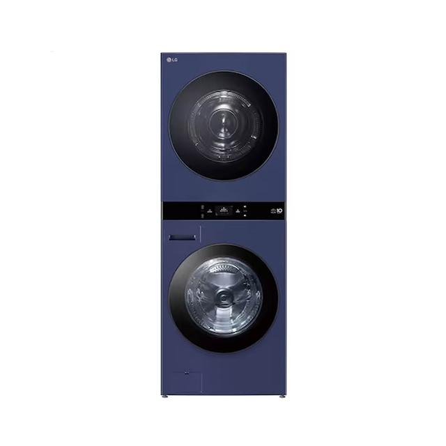 【LG 樂金】家電快配22公斤+20公斤◆ WashTower AI 智控洗乾衣機第二代◆霧夜藍(WD-S2220NV)