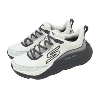【SKECHERS】慢跑鞋 Max Run 女鞋 白 全防水 緩衝 夜視反光功能 運動鞋 129203WCC