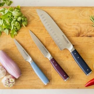 【KitchenAid】美國 不鏽鋼刀具3件 / 三德刀 主廚刀 水果刀 多用刀 削皮刀 料理刀