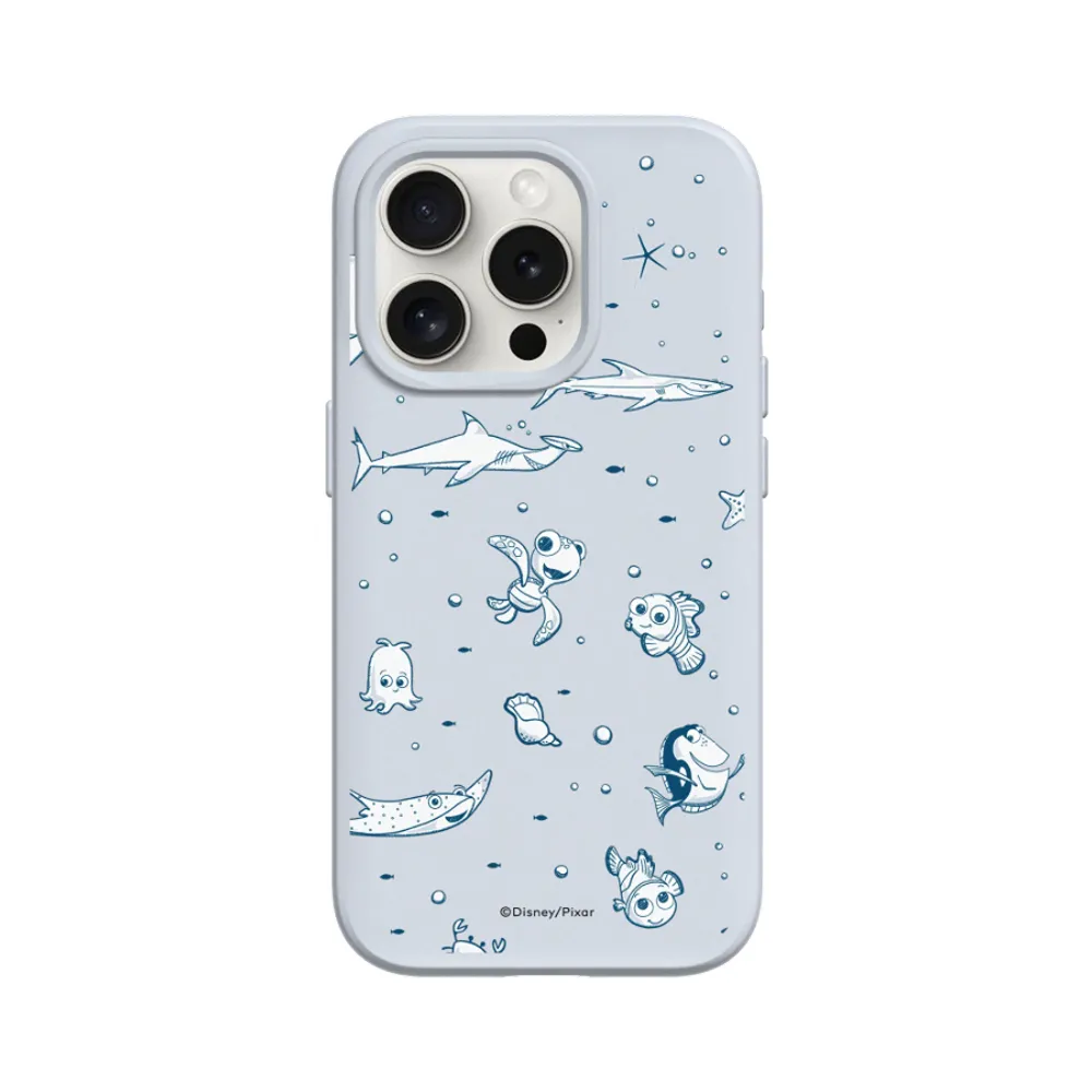 【RHINOSHIELD 犀牛盾】iPhone 13 mini/Pro/Max SolidSuit背蓋手機殼/海底總動員-海底世界(迪士尼)