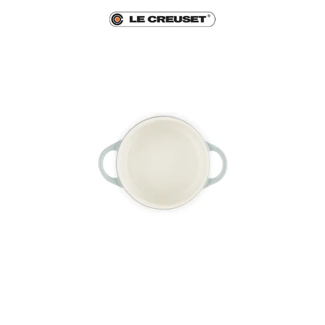 【Le Creuset】瓷器迷你圓烤盅(海洋之花)