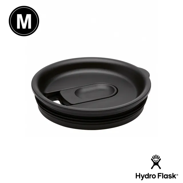 【Hydro Flask】馬克杯 隨行杯 滑蓋型杯蓋 M L(時尚黑)