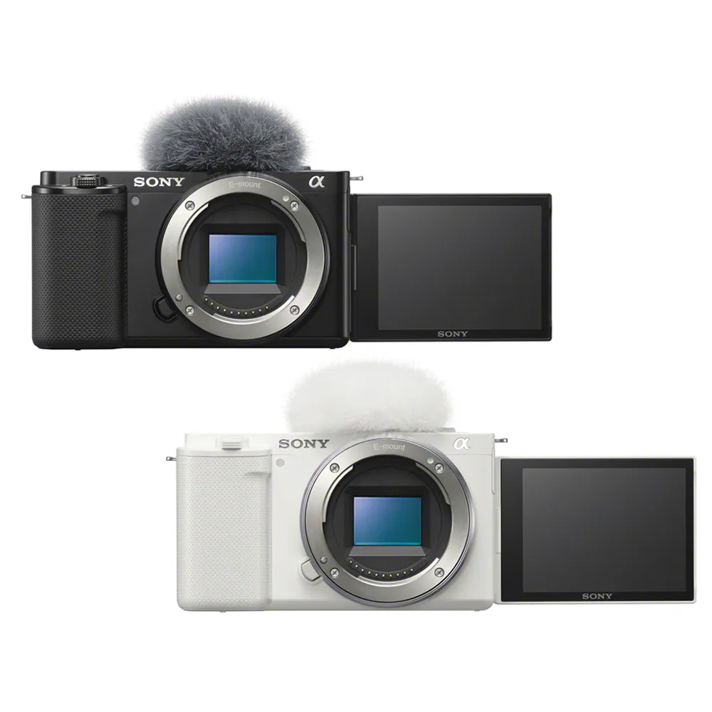 【SONY 索尼】可換鏡頭式數位相機 ALPHA ZV-E10 單機身(側翻式螢幕/一鍵切換景深/即時人眼追蹤)