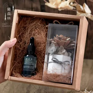 【The Forest 癒森林】六本木の森擴香花禮盒含30ml品牌香氛油(送禮禮盒/居家香氛/生日禮物/精油香水)