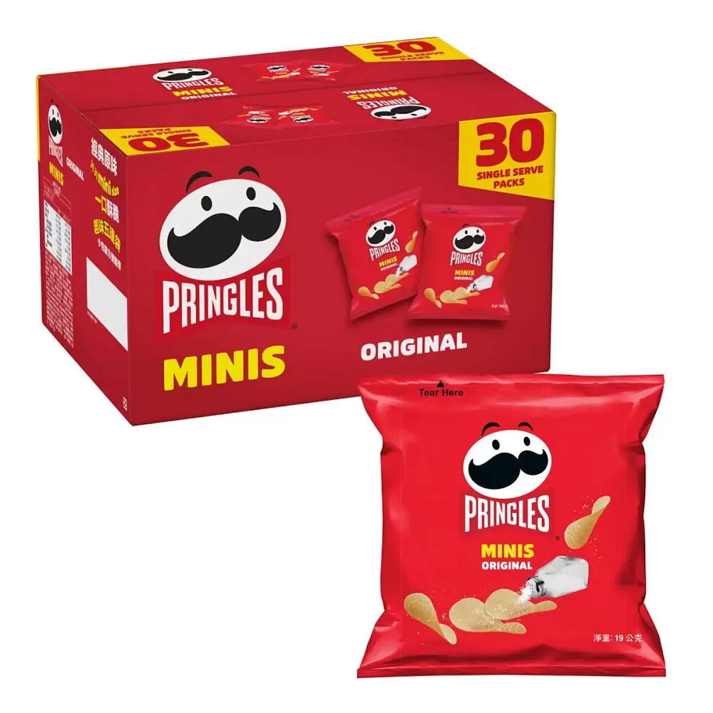 【美式賣場】Pringles 品客 洋芋片 MINIS 經典原味(19g X 30包/盒)