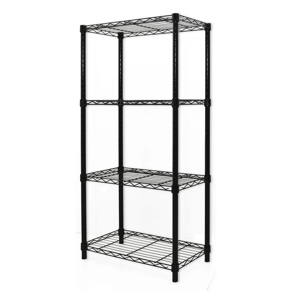 【居家cheaper】MIT耐重型60X30X150CM四層架﹝烤黑/烤白可選﹞(整組荷重200公斤)