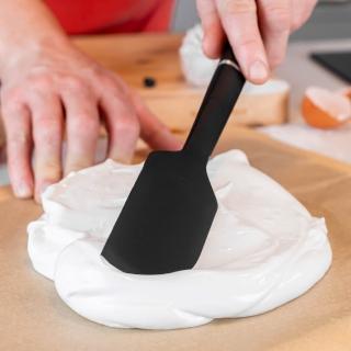【KitchenAid】美國 不沾鍋矽膠刮刀 墨黑30cm / 攪拌刮刀 奶油刮刀 抹刀