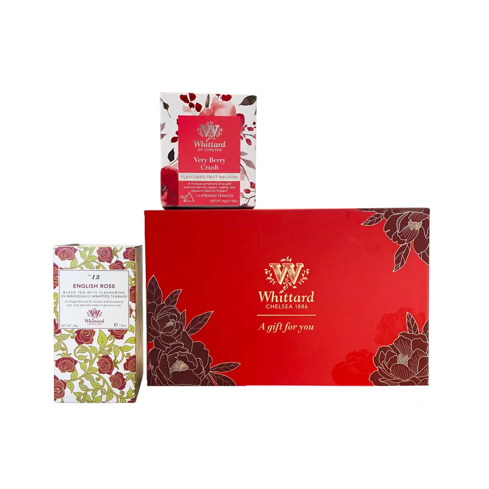 【Whittard】緋紅月圓禮盒(附品牌提袋)