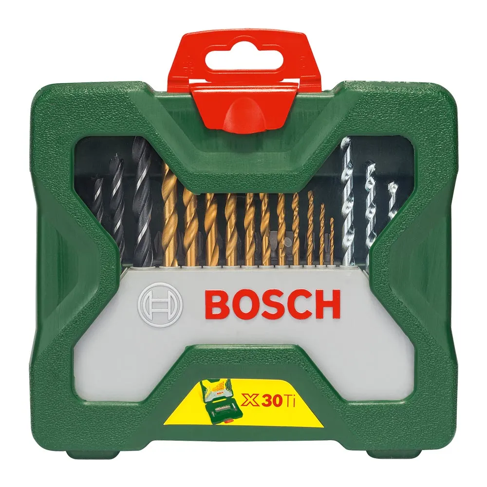 【BOSCH 博世】30件 X-line鍍鈦鑽頭套裝組