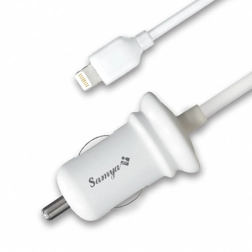【enerpad】Apple Lightning120cm車用充電器(PL-28A)