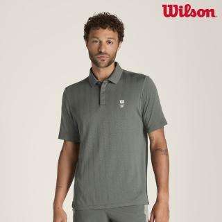 【WILSON】Game Point Seamless Polo Castor 男款 服飾 POLO衫 綠色 WM00239E079001