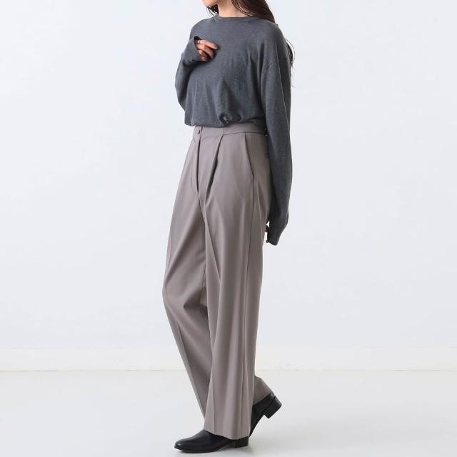 【BEAMS】官方旗艦館 Demi-Luxe BEAMS / 女裝 排釦 高腰 長褲