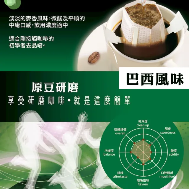 【Casa 卡薩】嚴選綜合濾掛式咖啡9gX100入(五款風味各20入義式特調/藍山/曼巴/巴西/曼特寧)