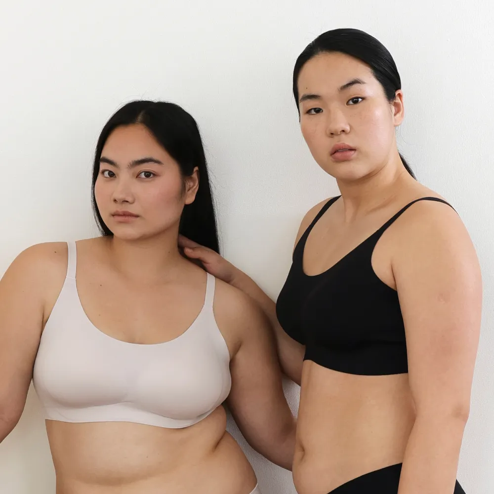 【24HRS】3件組 - 經典款 親膚無痕內衣加大款5色任選(無鋼圈內衣 女內衣 女內著 背心式)