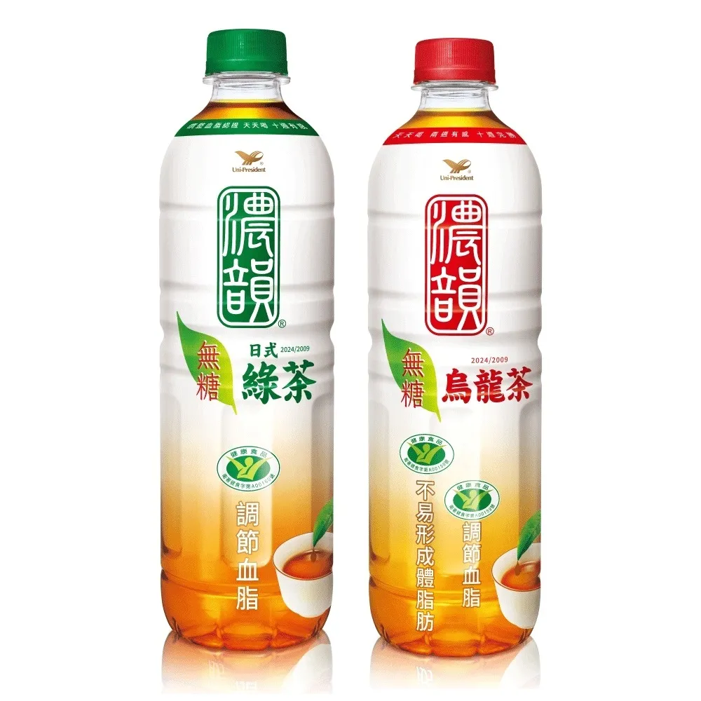 【濃韻】濃韻 600mlx24入/箱(烏龍茶/日式綠茶)