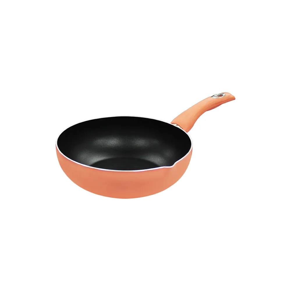 【米雅可】輕&漾導磁不沾油炸鍋 22cm 台灣製造(適用IH及各式爐具)