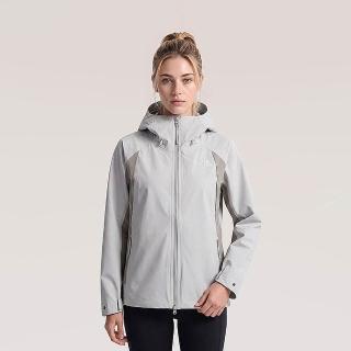 【The North Face】TNF 休閒 運動 專業防水衝鋒衣 U GTX HARDSHELL JACKET - AP 男 女 淺灰 (NF0A8J5UP48)