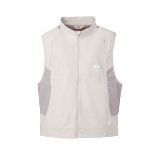 【FILA】FILA 男拉鍊背心-沙棕 1VEA-1106-BG