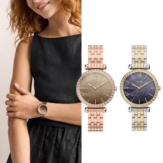 【FOSSIL】Tillie Mini女錶 不鏽鋼錶帶 36 MM (兩色可選)