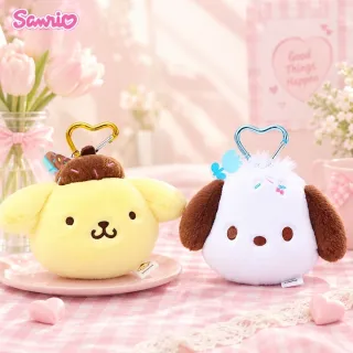 【SANRIO 三麗鷗】正版授權夏日冰淇淋系列布丁狗帕恰狗美樂蒂大耳狗酷洛米玩偶包包吊飾鑰匙圈女兒女友禮物