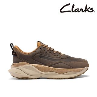【Clarks】男鞋 -Pace Trail Lo WP真皮厚底綁帶休閒鞋(深沙色)(CLM20177C)