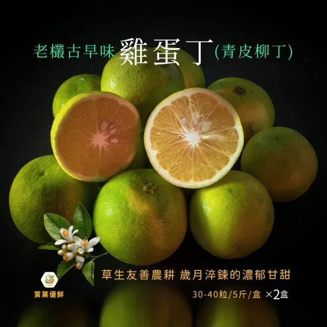 【賞菓優鮮】台南正老欉古早味雞蛋柳丁精美禮盒2盒(30-40粒/5斤X2盒)(金秋寒露限定_產地鮮採直送)