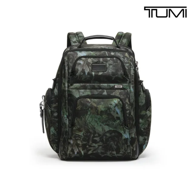 【TUMI】TUMI Alpha Brief Pack 15 吋筆電商務通勤後背包 - 森林迷彩
