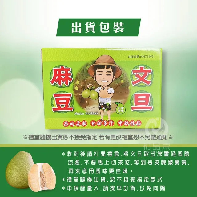 【初品果】台南麻豆40年老欉文旦禮盒10斤x2箱(7-9顆/箱_共20斤/果農直配/中秋送禮/中秋柚子)