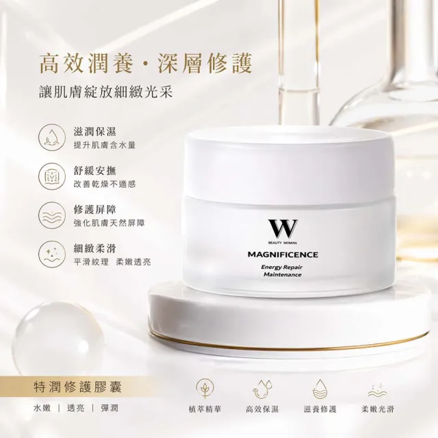 【W 修護保養】特潤修護膠囊30顆 (全效養護 撫平細紋 延緩肌膚老化)