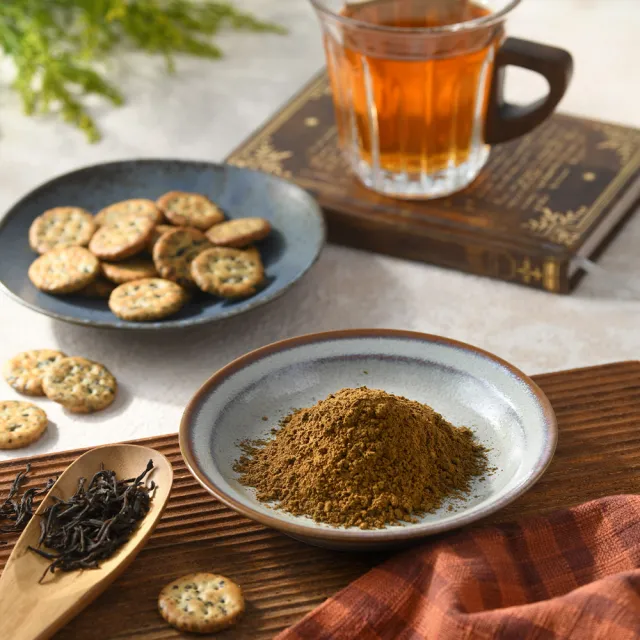 【Vilson 米森】台灣無加糖純茶粉50g/盒(紅玉紅茶/輕烏龍茶/四季春茶)