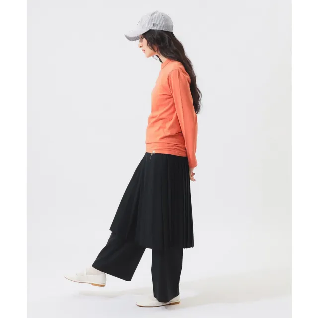 【BEAMS】官方旗艦館 BEAMS BOY / 女裝 混和式百褶 中長裙