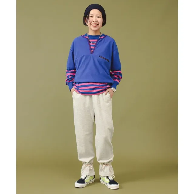 【BEAMS】官方旗艦館 BEAMS BOY / 女裝 褶邊 棉褲