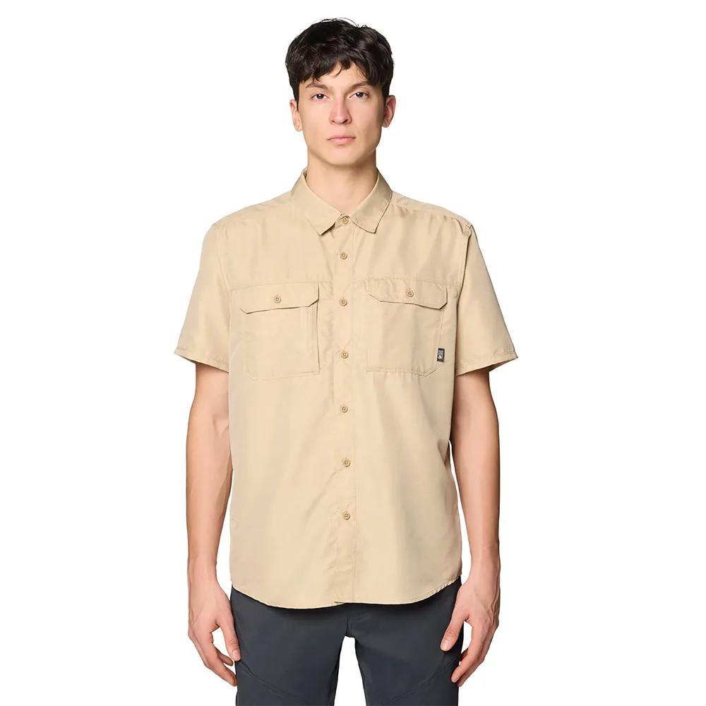 【Mountain Hardwear】Canyon Short Sleeve Men 機能防曬短袖襯衫 沙漠 男款 #2110231