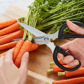 【KitchenAid】美國 料理剪刀 墨黑21cm / 食物剪 香料剪刀 廚用剪刀 寶寶食物剪 副食品剪刀