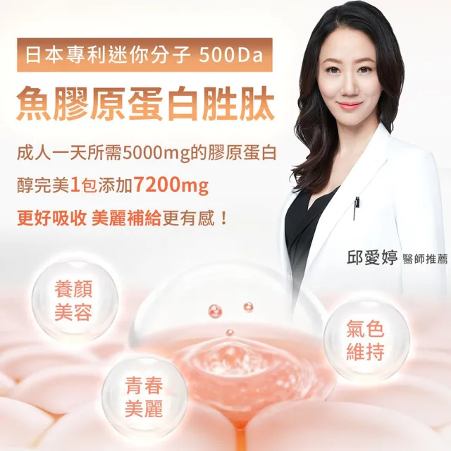 【DV 麗彤生醫】醇完美濃萃膠原飲x2盒(30ml/包；10包/盒；膠原蛋白；GABA；玻尿酸)