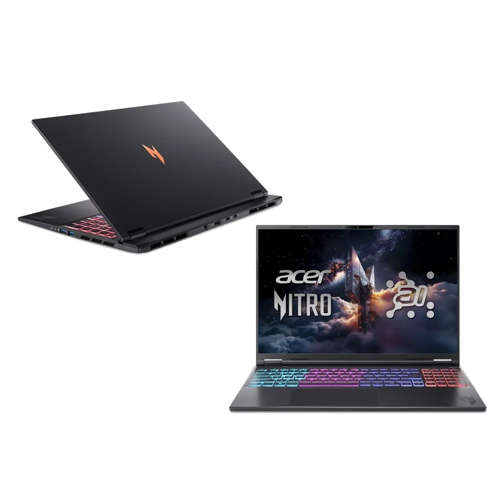 【Acer 宏碁】16吋 AMD Ryzen 7 RTX5070 輕薄AI電競筆電(Nitro S/AN16S-61-R0VD/R7-350/16G/512G/W11)