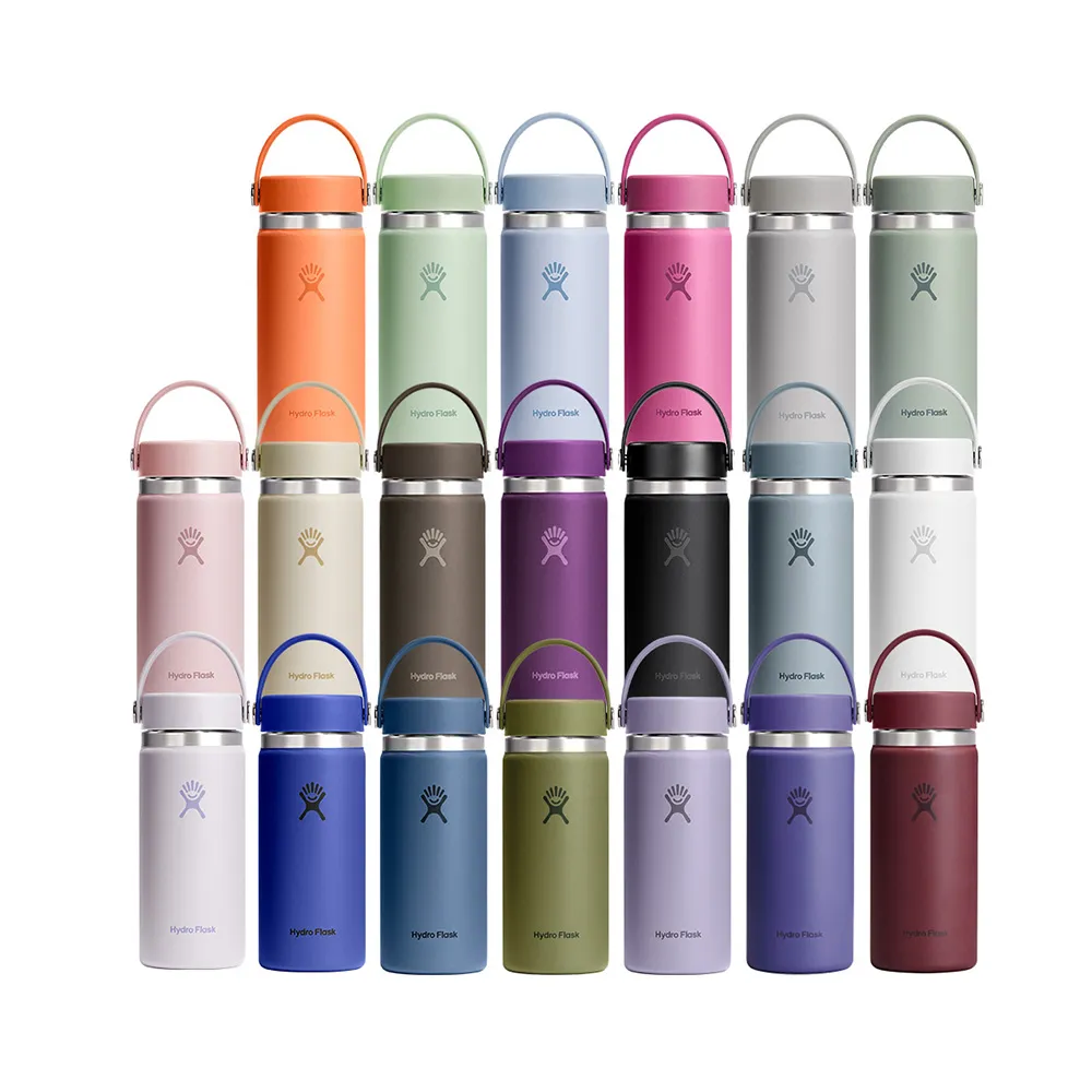 【Hydro Flask】16oz/473ml 寬口 提環 保冰 保溫瓶 多色可選(超強保冰 方便攜帶 無毒 重視食安)