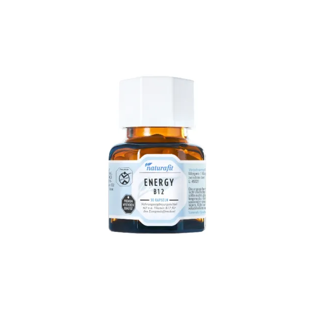 【德國 Natural Fit 活粒適】能量複合劑B12 30粒(素食維他命B群 維他命B12 B1B2B6 葉酸 胺基酸)
