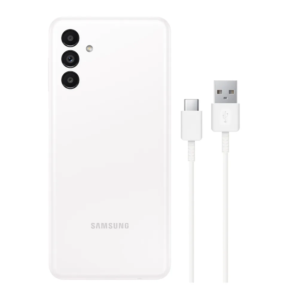 【Samsung 三星】三星製造 Type C 短版充電線 80cm/白色 for A/M系列(密封袋裝)