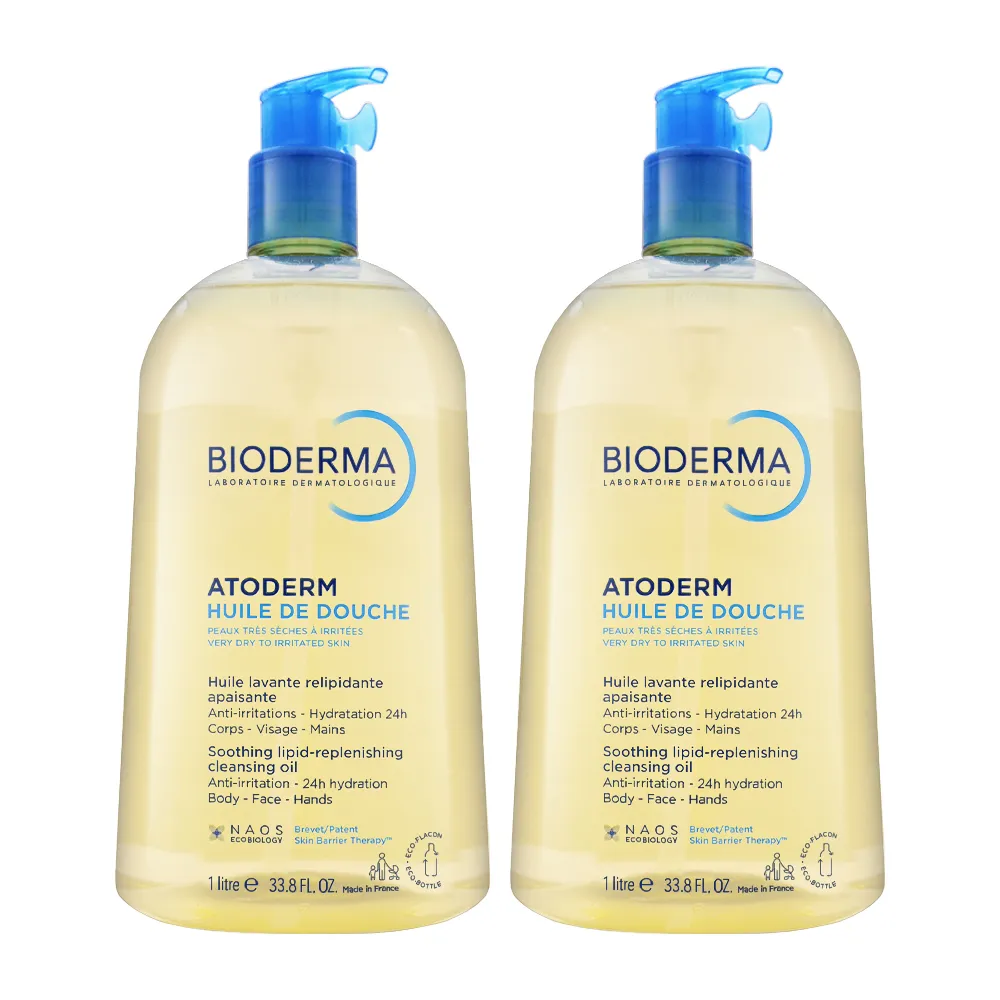 【BIODERMA】舒益輕沐浴油 1000ml*兩入組