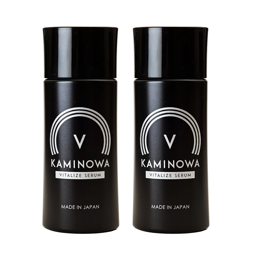 【KAMINOWA 法之羽】黑燦 養髮液80mlx2入組(竹筍皮萃取液 甘草酸二鉀 頭皮水 頭皮精華 頭皮護理)
