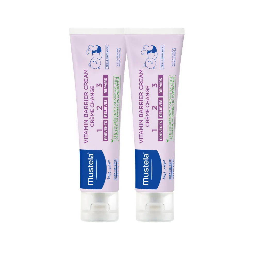 【Mustela 慕之恬廊】衛蓓欣VBC全效護膚膏100mlX2入(123護膚膏 屁屁膏 公司貨 台灣獨家總代理 Mustela)