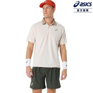 【asics 亞瑟士】POLO衫 男款 ACTIMOTION 海外版 網球上衣 2041A381-250