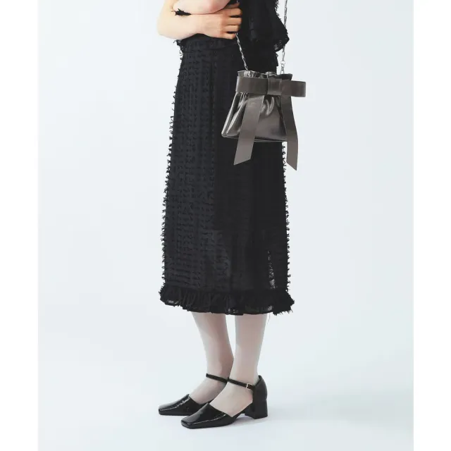 【BEAMS】官方旗艦館 Ray BEAMS /女裝 流蘇 荷葉邊下擺 直筒 長裙