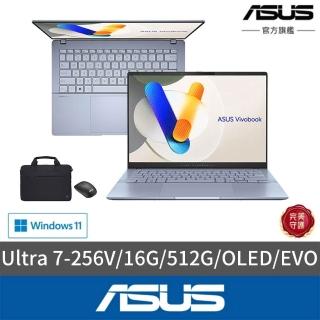 【ASUS 華碩】包鼠組★14吋Ultra 7輕薄AI筆電(VivoBook S S5406SA/Ultra 7-256V/16G/512G/W11/OLED/EVO)