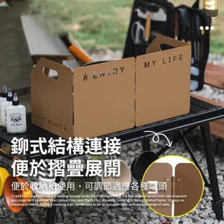 露營中毒本鋪 擋風板 擋油板露營 擋板 防風板 防風 爐具防風 摺疊式 露營 戶外